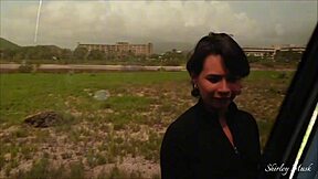 Busty Latina Milf Craves Rough Cowgirl Ride in Car with Deep Blowjob Leading to Massive Facial Cumshot 💦🚗