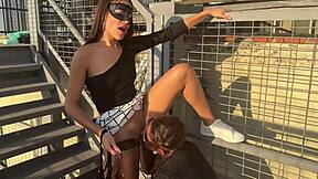 Husband Cuckolds Wife With Young Girl At Work