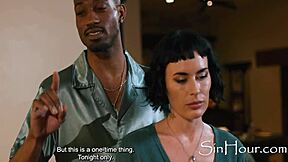 boss convinced petite wife olive glass to take huge cocks from isiah maxwell and hollywood cash for job security