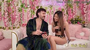 Behind scenes nasty shoot day with Xxlayna Marie deepthroat and rimjob action