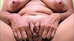 Ebony Babe With Big Tits And Clit Squirts While Fingering Wet Pussy In Solo Masturbation Session.