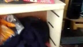 I got so turned on in this hot fuck scene with my stepdad giving me pussy fuck and handjob until jizz cum exploded on sexy student