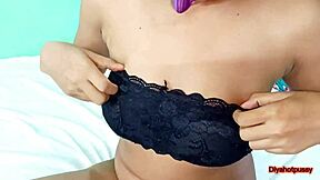 Desi Indian Girlfriend With Big Round Ass Meets Boyfriend For Hard Doggystyle Fuck On Perfect Hairy Pussy Lips