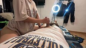 Incredible Blowjob From Stepsister Alone At Home!