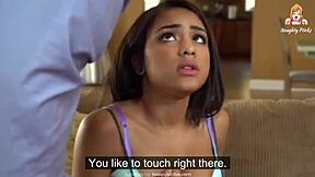 dad blackmailing ebony stepdaughter into hardcore monster cock action 😱🍆