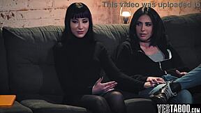 Petite criminal milf bends over for anal threesome with big dick parole officer at work. She licks hairy pussy while getting fucked doggystyle.