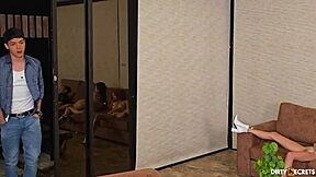 Part 1: I fuck my boss's girlfriend with blowjobs and doggystyle... he catches us and we get fired 😱🔥