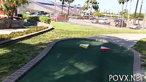 Lovely Nikki Lavay, uh, sucks cock in hardcore pov fucking with her small tits slut vibe until cum... yeah!