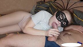 Minx Teases With Passionate Sucking Before Swallowing Hot Cum