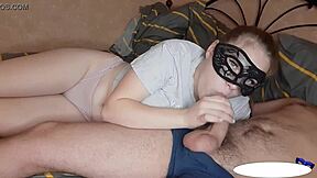 Minx Teases With Passionate Sucking Before Swallowing Hot Cum