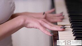 casual-narrative my18teen 18+s features hot brunette girl with saggy tits playing with anal butt plug and dildo. she fingers her tight pussy in solo masturbation.