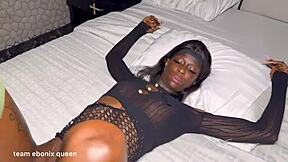 Will Skinny Ghana Slut Take Messy Creampie From Big Cock In Doggystyle?