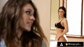 Hey, check out this horny milf India Summer facefucking her hot stepdaughter with anal fingering and pussy licking.