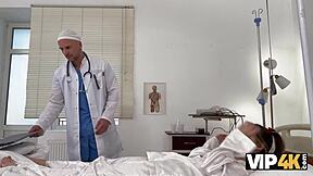 Russian teen blogger seduces horny doctor for hardcore anal fucking in hospital uniform