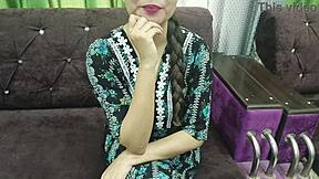 Stepsister tries cock for first time enjoying deepthroat and doggystyle sucking in indian scene