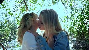 Enchanted by lesbians Scarlet Red and Blake Eden's passion!
