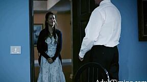 Perverted Bishop Dick Chibbles Fucks Crying Latina Teen Hardcore