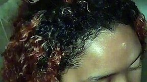 hot latina, want this cumshot in the hotel bathroom?