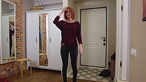 hey redhead why dont you let your step daddy pound that tight pussy hard