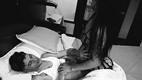 Young Venezuelan couple fucks hard in bedroom with blowjob doggystyle riding