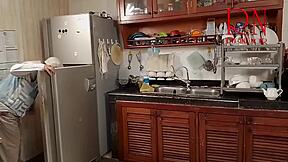 Morning chaos in kitchen comedy NSFW story 284