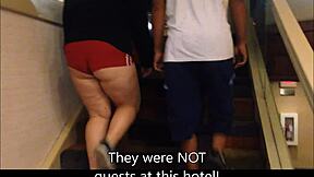 Caught Fucking Hard In Hotel Cafeteria!