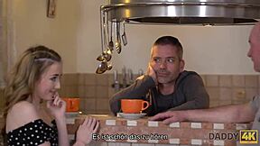 Daddy4k Skinny Peach Speaks Russian to Bfs Father Before Oral Action