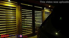 Watch out you see your neighbour masturbating with her big natural tits and curvy body in solo orgasm!