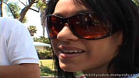 Rachel Milan Sucks Cock Boldly in Rookie Search with Blowjob and Riding Action