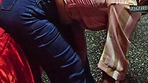 petite horny girl with hairy pussy gets pov doggystyle pounding after classes