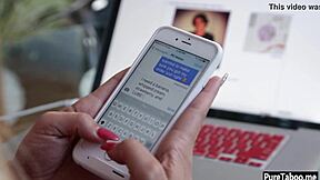 this young delivery boy brought his big cock thing right to the horny milf with blonde big tits