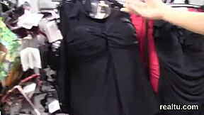 Czech Teen Tempted in Mall Strips Blows and Rides Cock in Pov