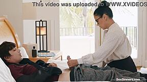 Oh Teacher Grab That Students Cock For Deepthroat And Titty Fuck!