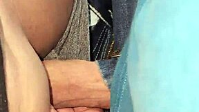 I love when he cums in my panties and pull them up after horny yoga workout clit rub