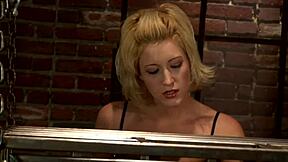 Lesbian threesome outdoors with shaved pussy girls using toys and strap-on for domination and facial cumshot