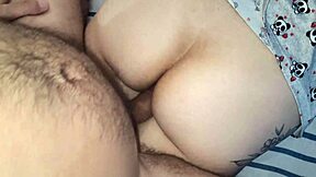 Padrasto shocked with erect cock as enteada teases ass while wife away