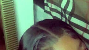 My little 18+ shy stepsister feels so guilty caught on knees sucking big black cocks again