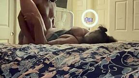 Breeding session with pregnant girlfriend from another angle.