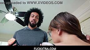 sweet innocent honey hayes is new to house cleaning but she accidentally broke her clients fleshlight and he wants her pussy as a replacement