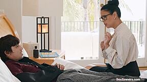 Oh Teacher Grab That Students Cock For Deepthroat And Titty Fuck!