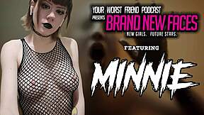 Minnie the new goth content creator