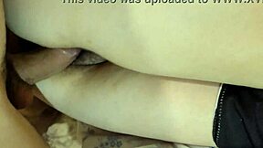 Hey, check how I soak my stepsister's hairy bush and big pussy lips with cum after rough homemade sex and muff diving