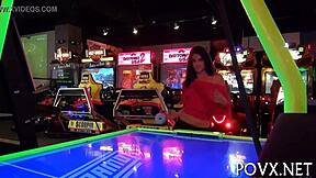 Hey, check this legal age teen ager getting rough pov blowjob and hardcore fucking with old guy