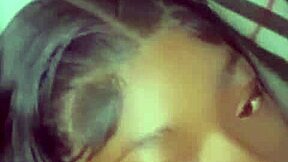 My little 18+ shy stepsister feels so guilty caught on knees sucking big black cocks again