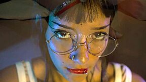 Colombian Latina in Glasses Reads Erotic Poetry to Stimulate Senses in Homemade Softcore Solo with Lingerie and Miniskirt