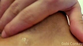 Brazilian girlfriend asks to put it slowly in her ass and cum inside.