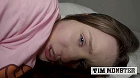 step brother showed what he really feels with cute teen in rough sex