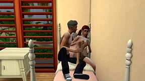 Daddy takes my virginity in the room