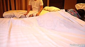 18yo Filipina roommate with big ass gets woken up by blowjob and missionary fuck!