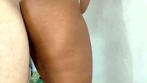 My stepfather convinced me to try anal standing up and he came inside.